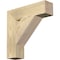 Ekena Millwork Traditional Block Rough Sawn Bracket, Douglas Fir, 4"W x 16"D x 16"H BKT04X16X16TRA05RDF - alternate 1